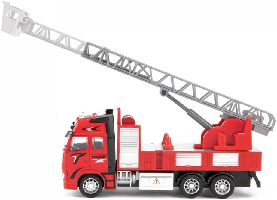 Toi Toys Feuerwehrauto 1:38 zurückziehen