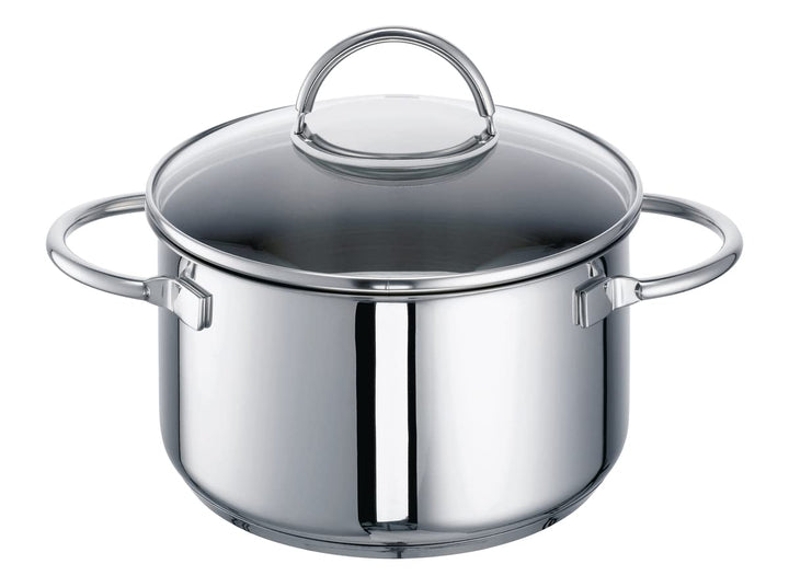 Rohe Germany Fleischtopf Ravenna 20 cm, Edelstahl 18/10, Inhalt ca. 3,5 ltr Fleischtopf 20 cm Durchm