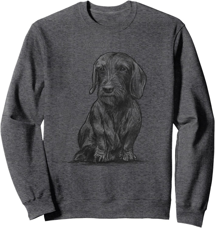 Süsser Dackel Rauhaardackel Sweatshirt