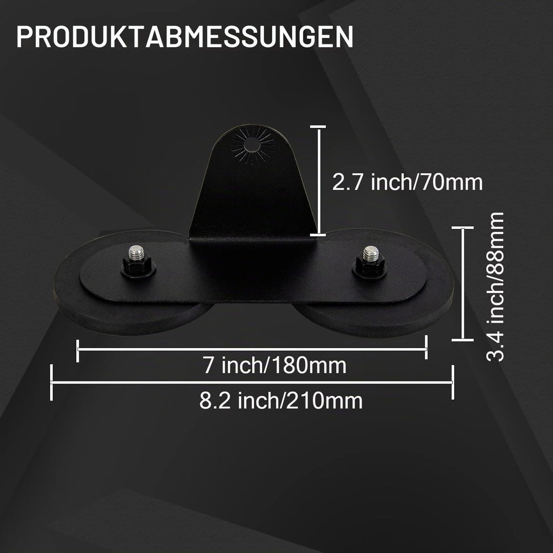 Willpower 32 Zoll 81CM 405W Led Arbeitsscheinwerfer Bar Gebogen + Magnet Halterungen + Kabelbaum Led