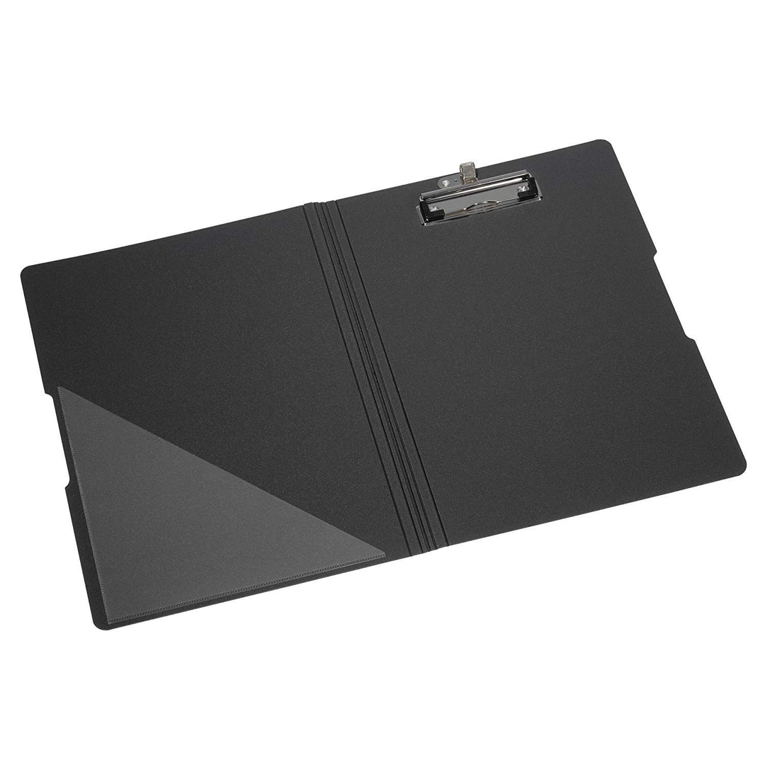 Herlitz 11217221 Klemmbrettmappe PF A4 (5 Stück, schwarz) 1 Stück schwarz 5, 1 Stück schwarz 5