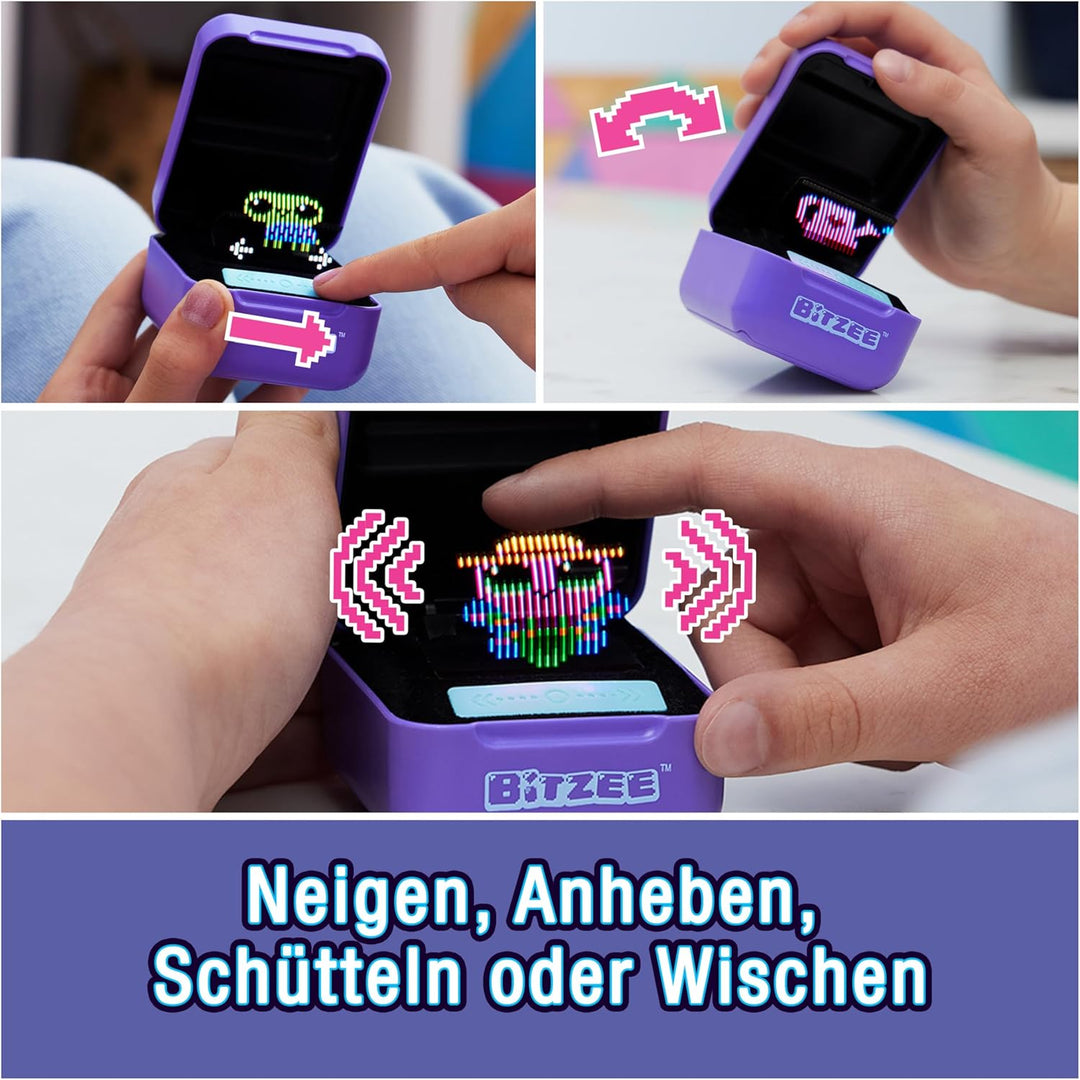 Bitzee - Digitales Haustier zum Anfassen, interaktives Spielzeug mit 15 virtuellen elektronischen Ti