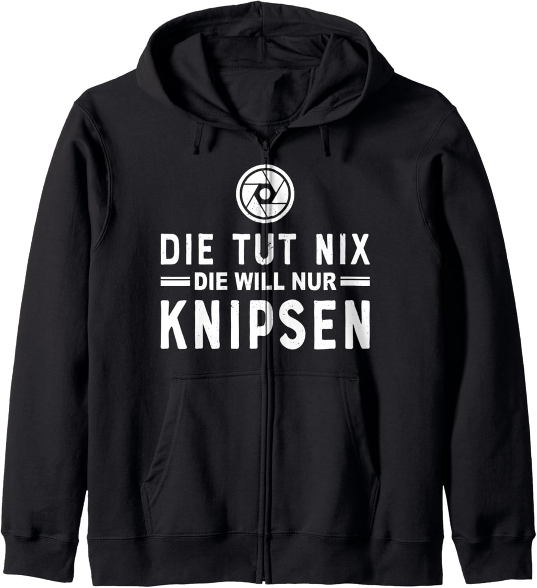Die tut nix die will nur knipsen - Fotografin Fotografie Kapuzenjacke