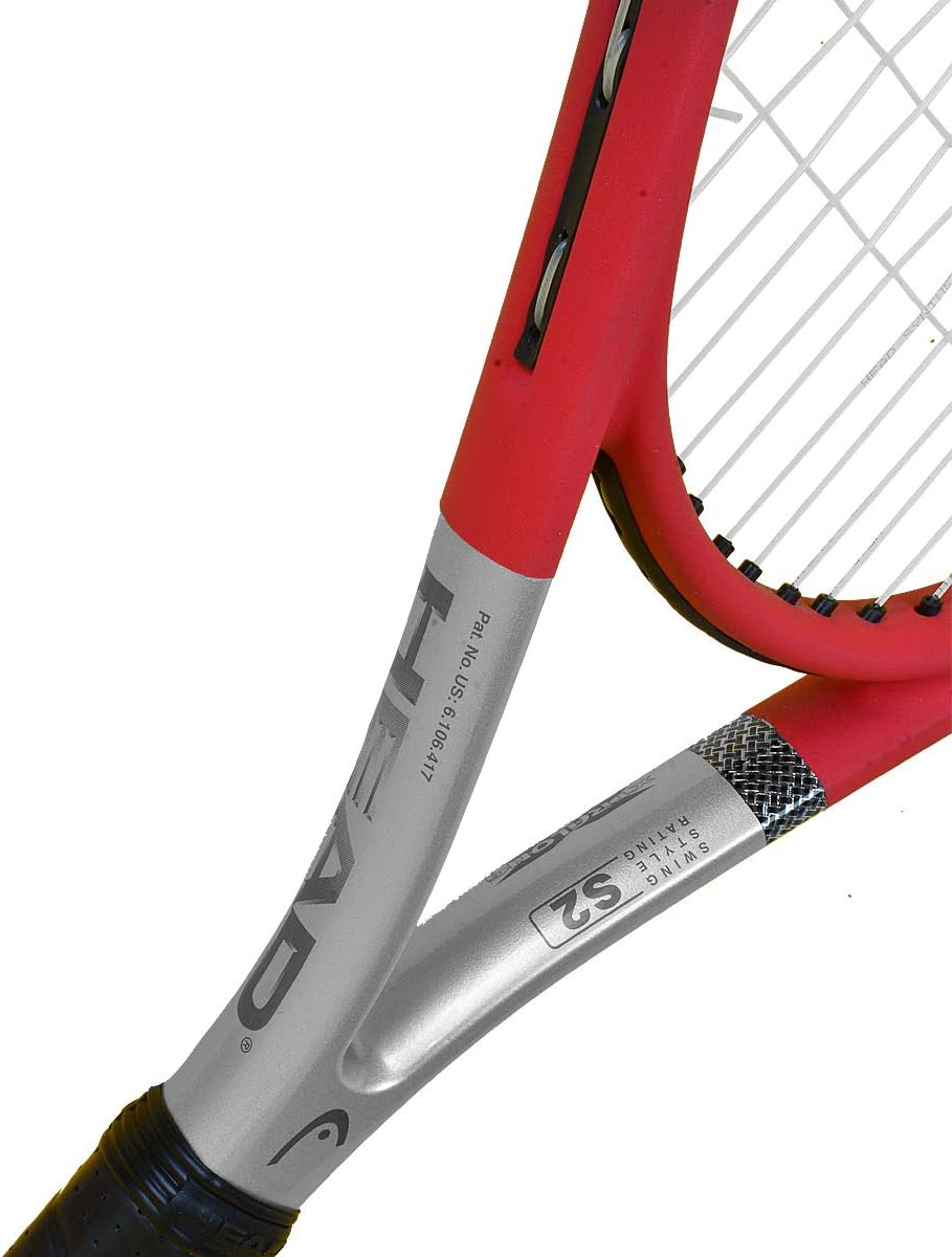 HEAD Damen, Herren Tennisschläger TI S2 schwarz/rot/silber L3, schwarz/rot/silber L3