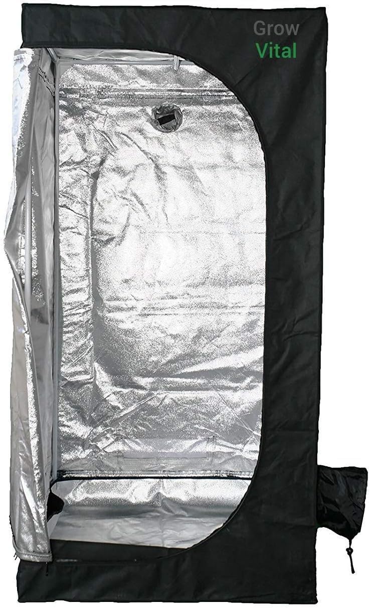 Grow Zelt für Pflanzen Zuchtzelt Gewächshaus Box Zuchtschrank Garten Anzucht Gemüse Grow (60x60x160)