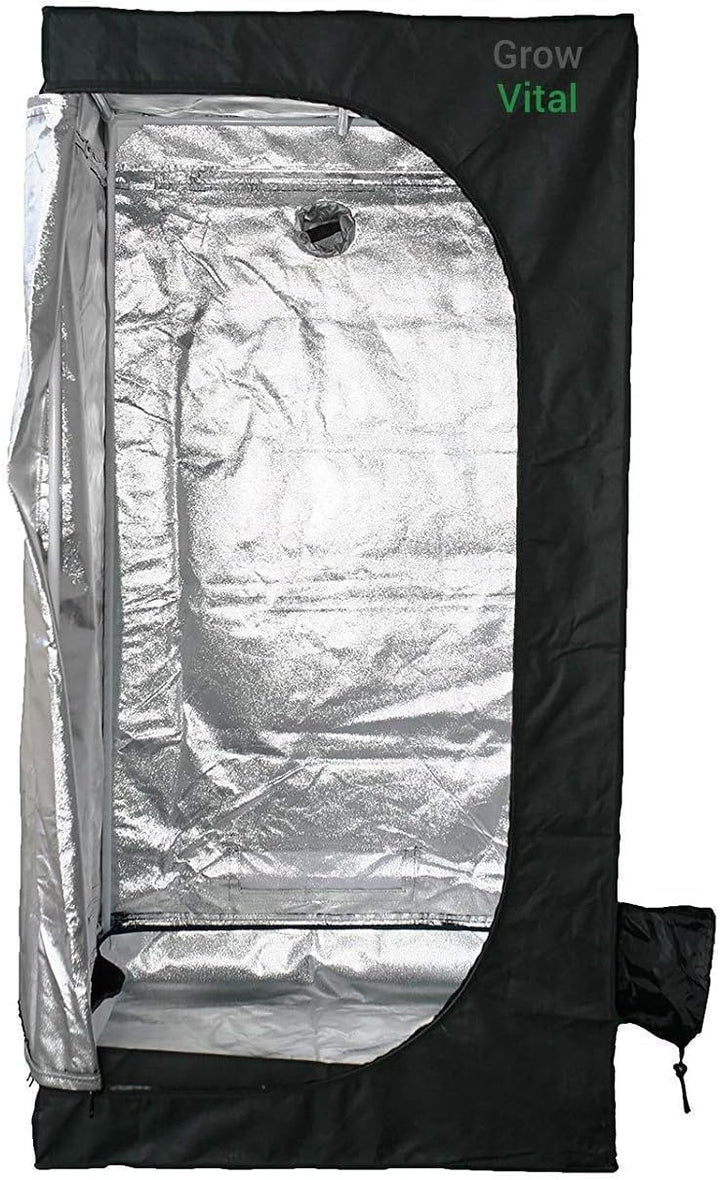 Grow Zelt für Pflanzen Zuchtzelt Gewächshaus Box Zuchtschrank Garten Anzucht Gemüse Grow (60x60x160)