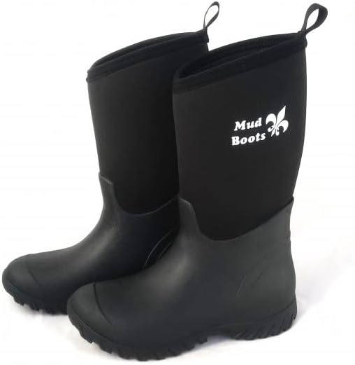PS Pferdeartikel Mud Boot - Neopren Stiefel, Gummistiefel, halbhoch, Rain Boots 39 EU Braun, 39 EU B