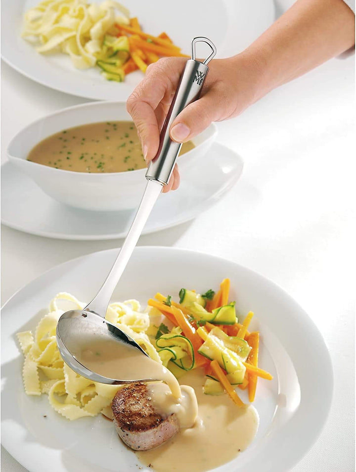WMF Profi Plus Servierlöffel 32 cm, Vorlegebesteck &amp; Profi Plus Saucenlöffel 28 cm, Sossenkelle mit