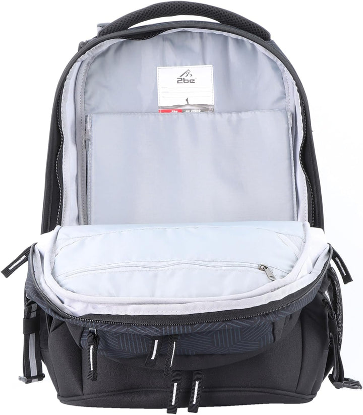 2be Schulrucksack 66320 Ergo School Backpack Black