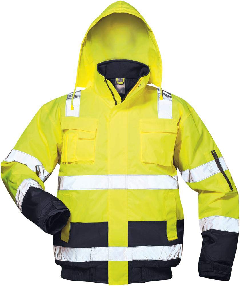 Elysee Warnschutz Pilotjacke"Axel" Grösse, 1 Stück, L, gelb/blau, 23544-L, L