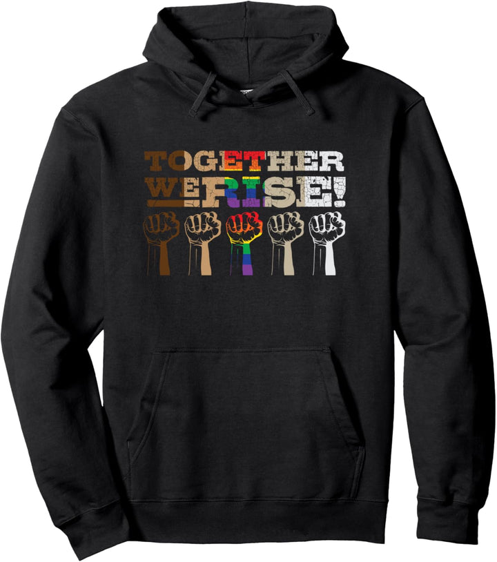 Gemeinsam erheben wir uns - Black Lives Matter Pullover Hoodie