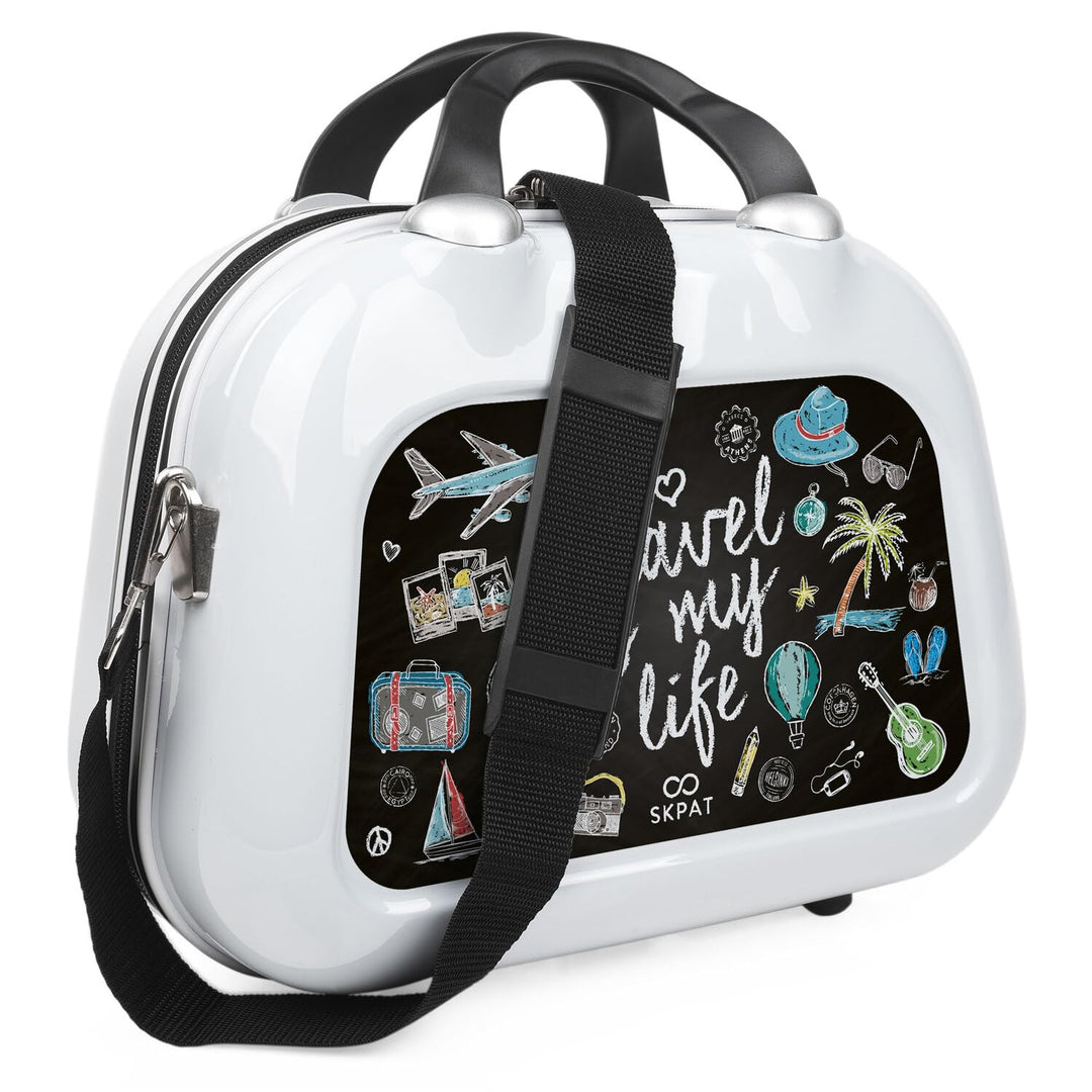 SKPAT - Kosmetikkoffer Hartschale Gross, Beautycase Damen, Trolley &amp; Handgepäck Koffer: Beauty Case