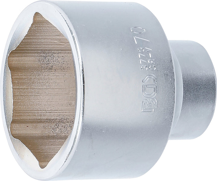 BGS 3770 | Steckschlüssel-Einsatz Sechskant | 25 mm (1") | SW 70 mm Schlüsselweite: 70 mm, Schlüssel