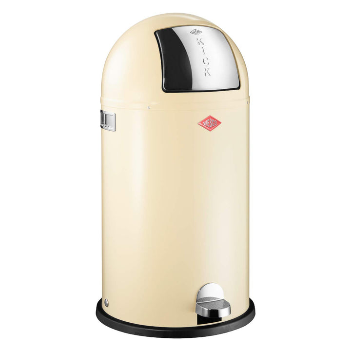 Wesco Kickboy Abfallsammler Metall Mandel 40 L, Mandel