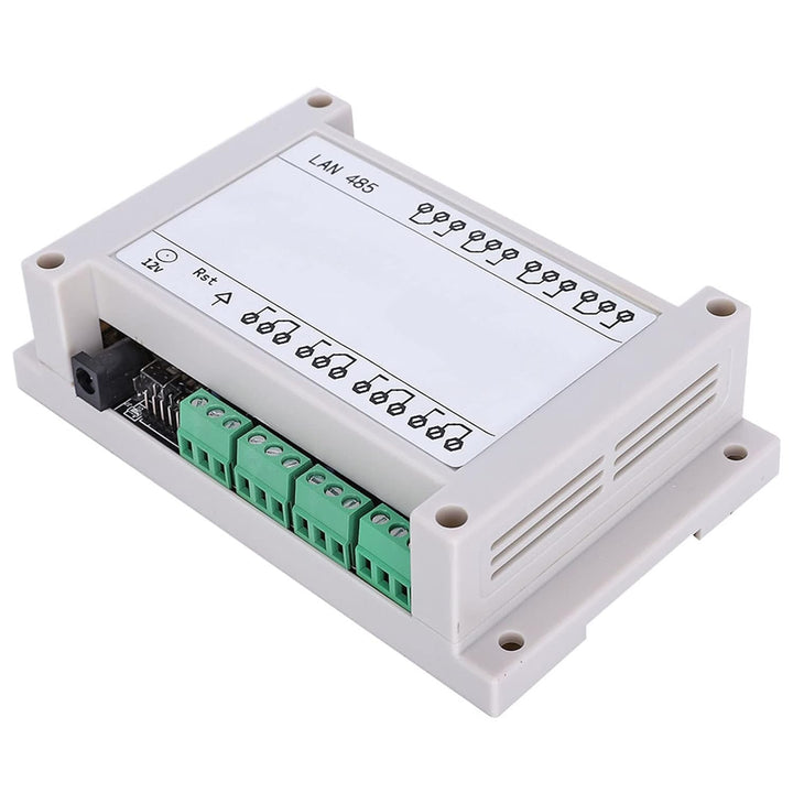 8 Kanäle Relais Modul, RJ45-TCP/IP Netzwerk Relaismodul 250V/AC 10A 8-Kanal Relais Schalter mit Indi