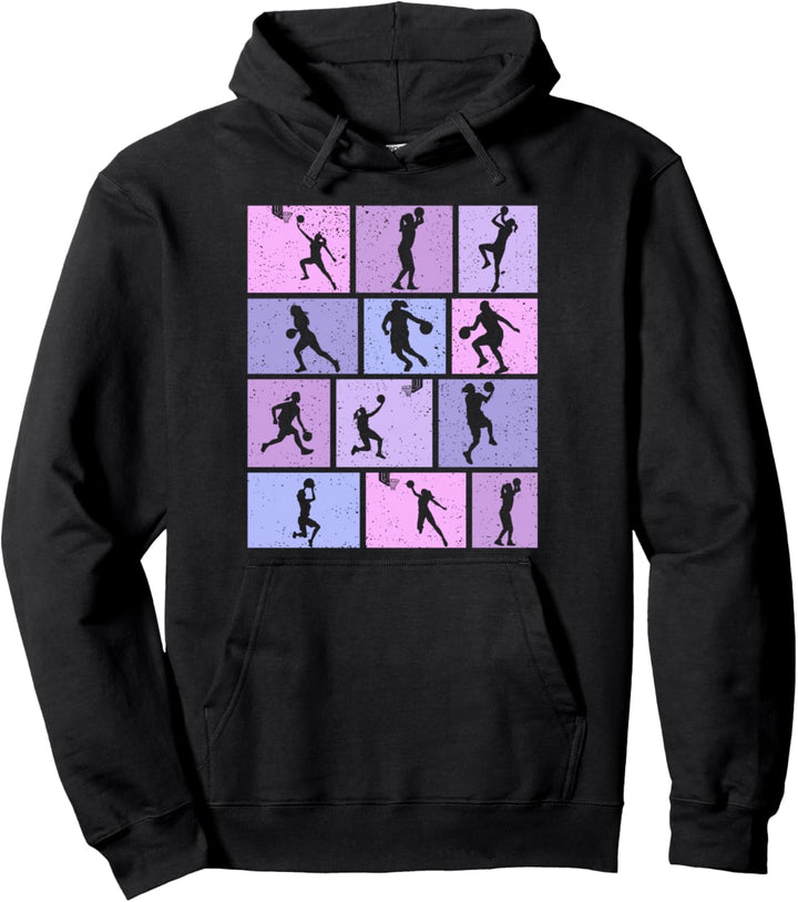Basketball Mädchen Basketballerin Damen Pullover Hoodie