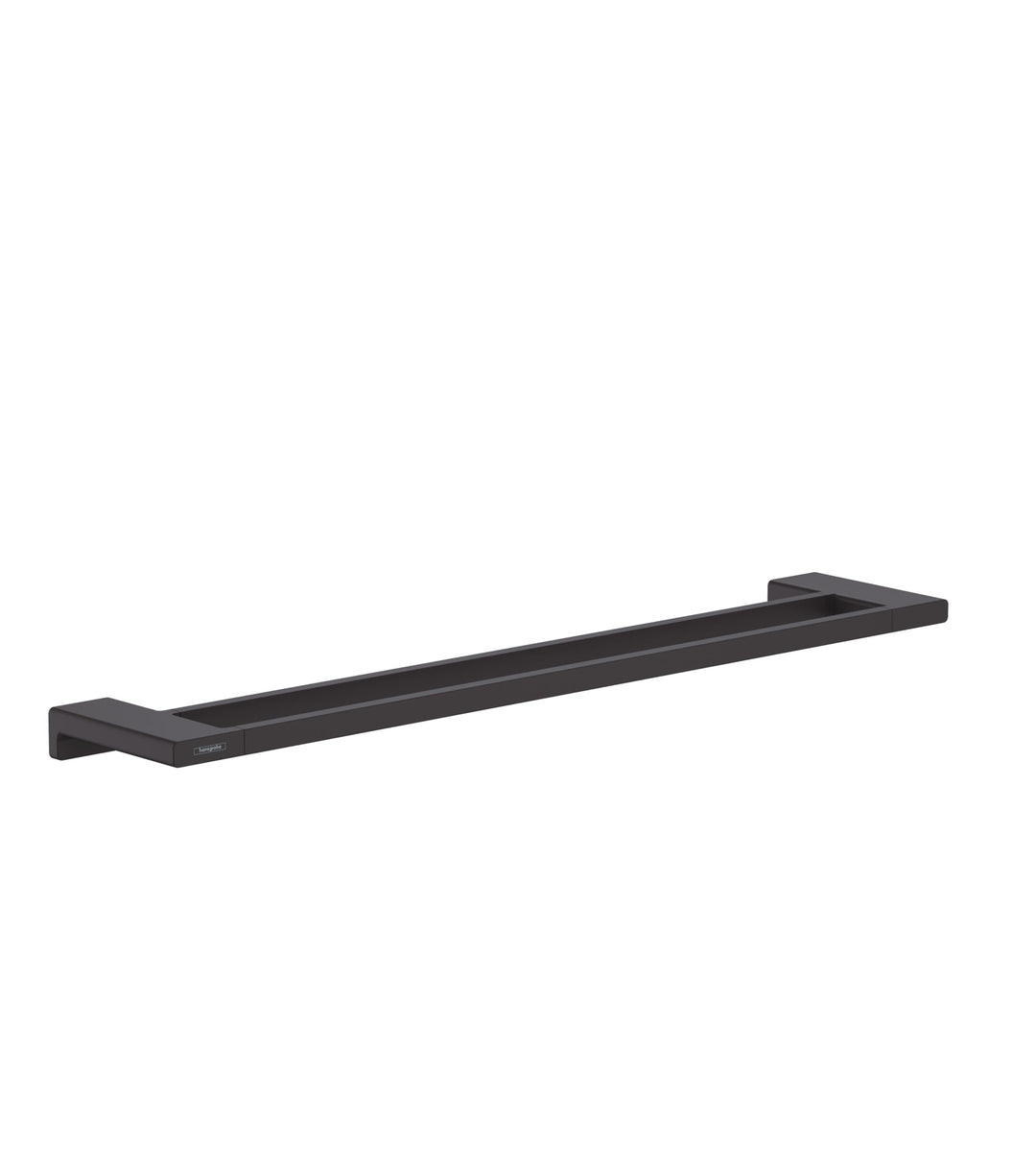 hansgrohe Handtuchstangen AddStoris, Handtuchhalter 64.8cm, Badetuchhalter, Mattschwarz 648mm Doppel