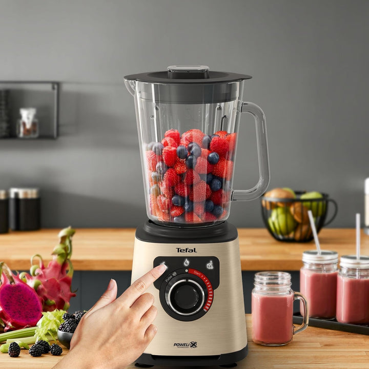 Tefal PerfectMix Standmixer, Hochgeschwindigkeits-Standmixer, Auto-Programme, Powelix-Klingentechnol