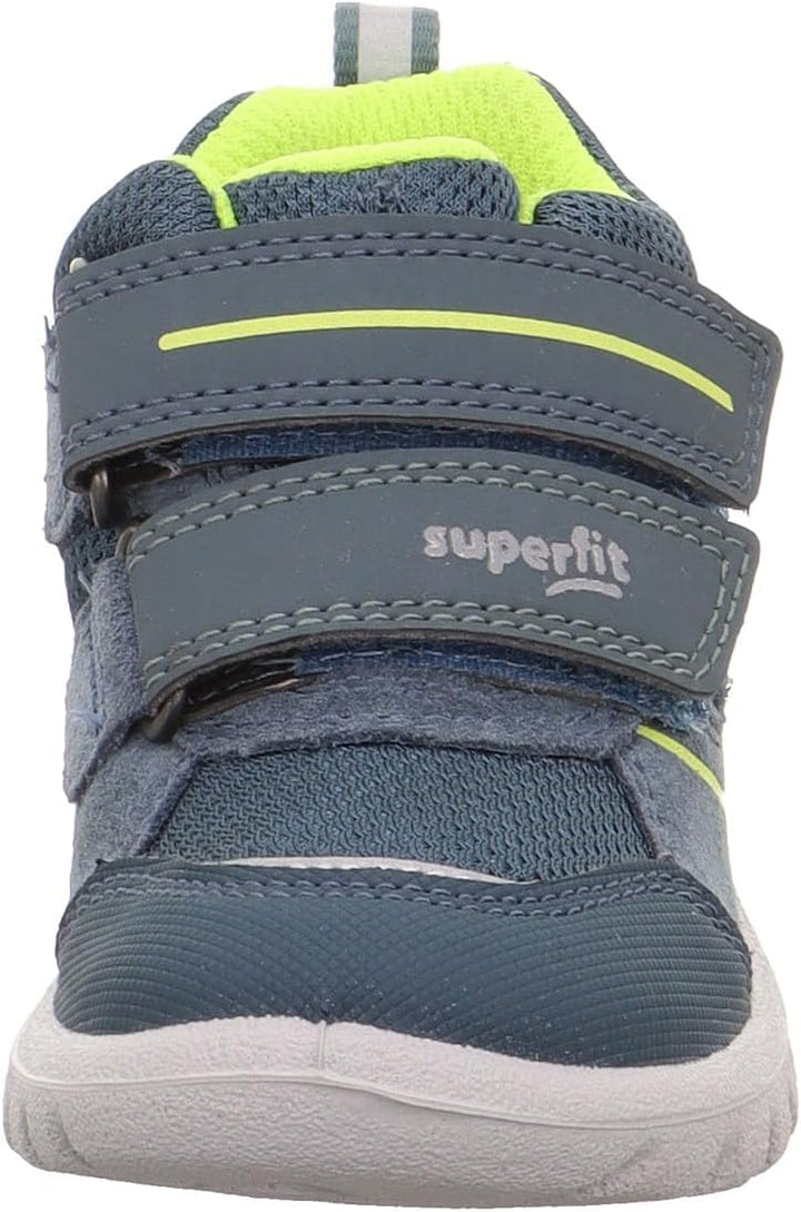 Superfit Jungen Sport7 Mini Sneaker, Blau Gelb 8000