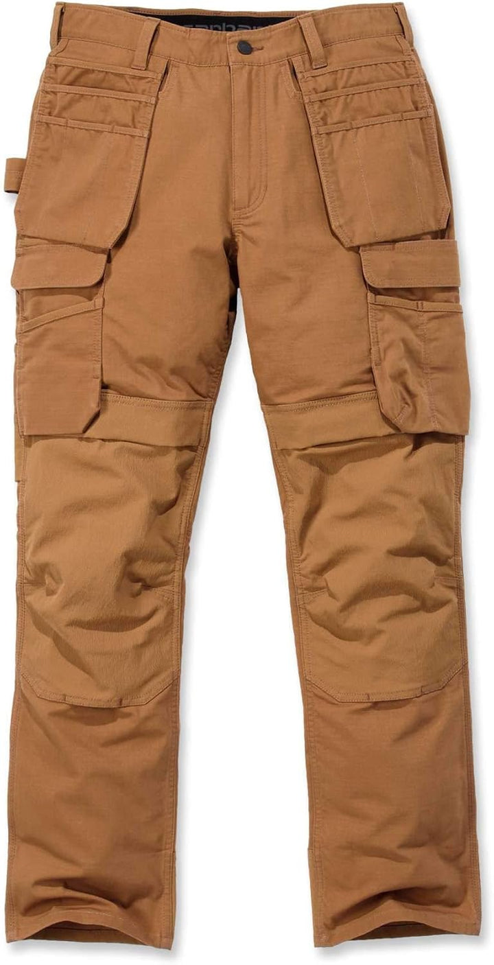 Carhartt Herren Steel Rugged Flex Relaxed Fit Double Front Multi-Pocket Work Pant 30 Brown, 30 Brown