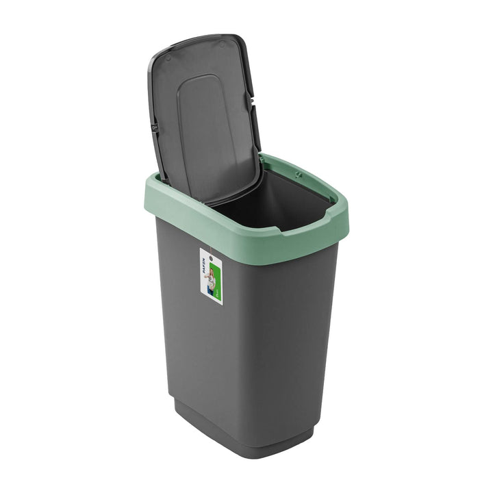 PAFEN 4x Mülleimer SET Mülltrennung 25L - 41 x 30 x 61,5cm - Abfallbehälter Mülltonne mit Spezialkla