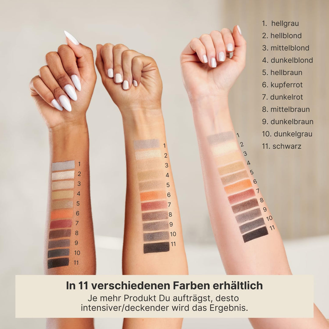 IMPERIO Ansatzpuder - Haar Concealer zur Haarverdichtung für Frauen und Männer, wasserfestes Haar Ma