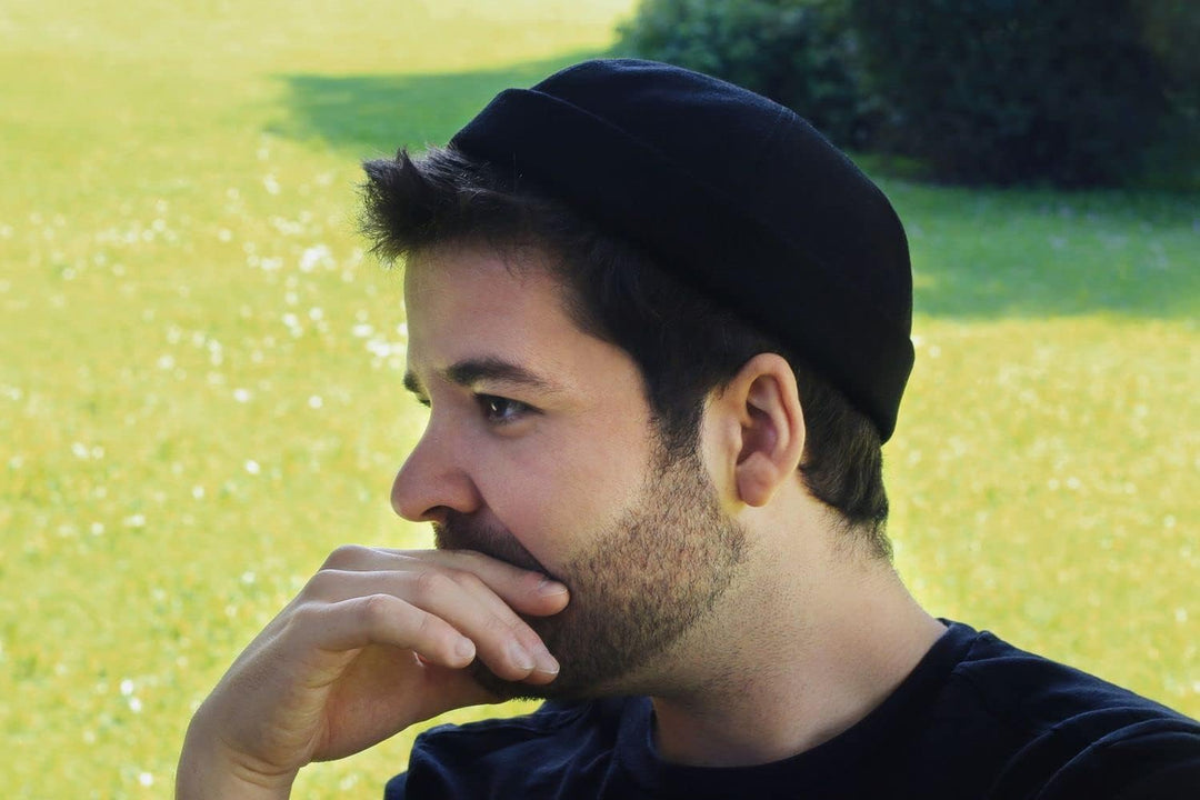 Bullani Sommer Docker-Cap Dockermütze Seemannsmütze 100% Leinen Kappe Bequem Hautverträglich 64 Schw