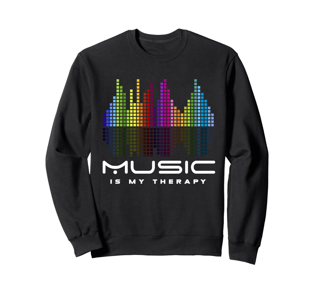 DJ Techno Therapie Musik Equalizer edm Party Sweatshirt