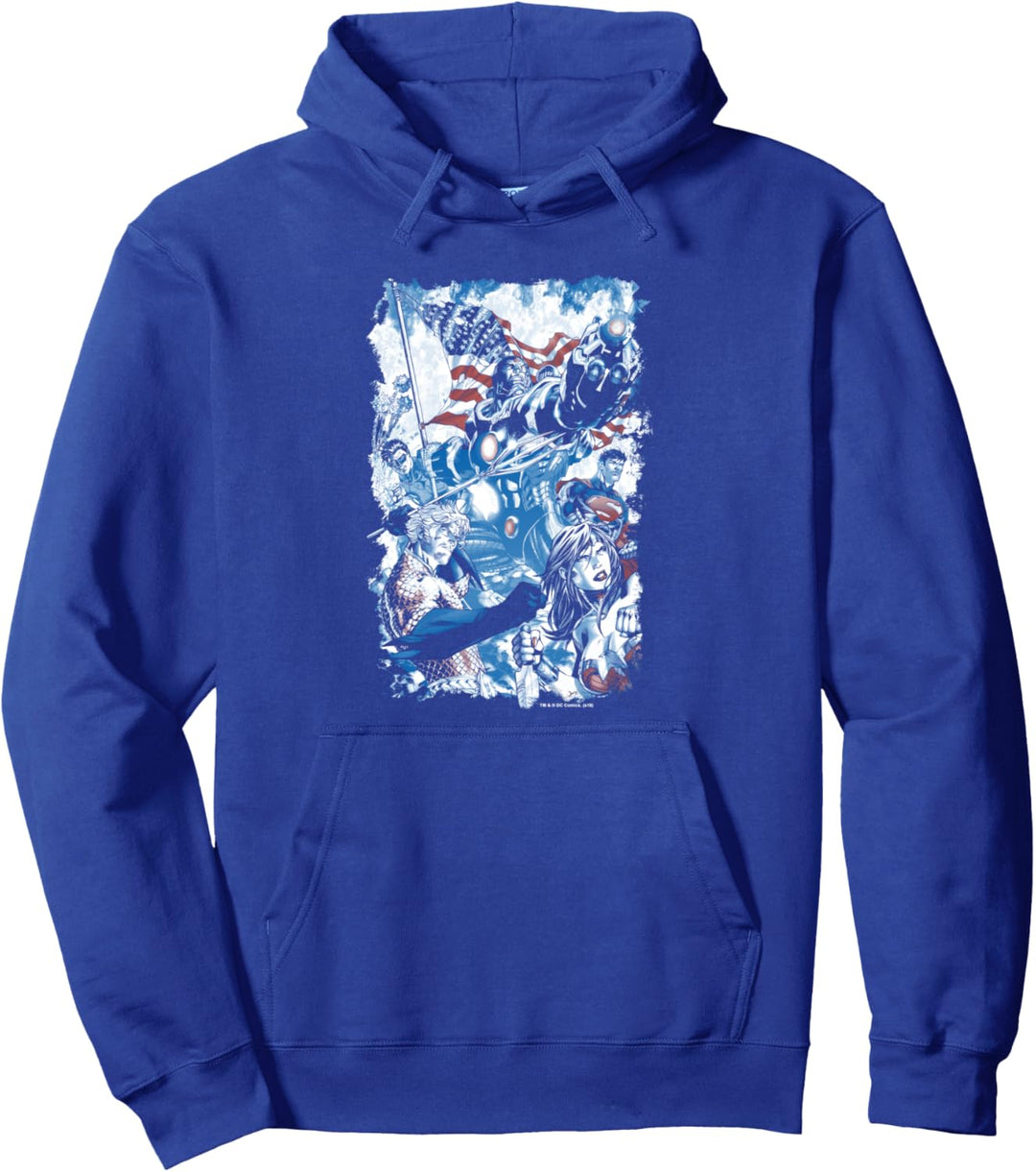 Justice League American Justice Pullover Hoodie