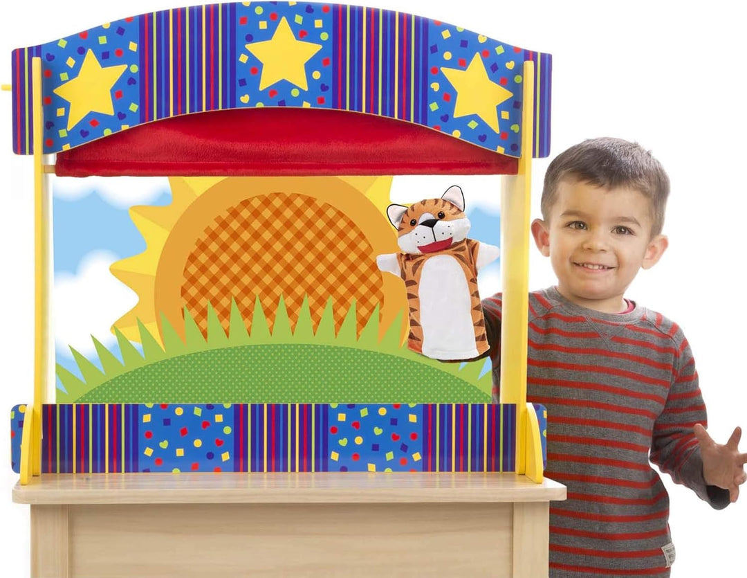 Melissa &amp; Doug 12536 Tisch Puppentheater aus Holz