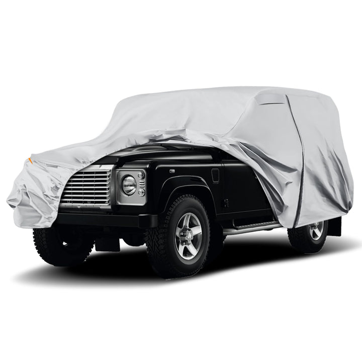 Autoabdeckung Wasserdicht für Land Rover Defender 110 1990-2016, Vollgarage Autoplane Auto Abdeckpla