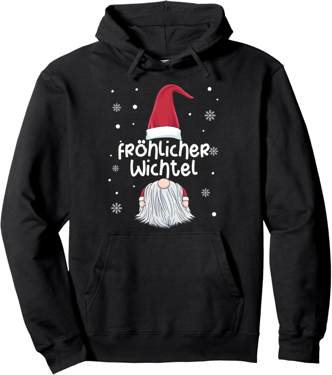 Fröhlicher Wichtel Partnerlook Familien Outfit Weihnachten Pullover Hoodie