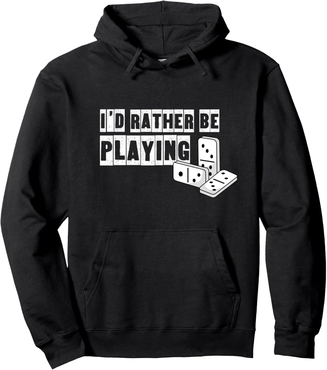 Domino-Spieler Hobby Domino-Spiel Lustiges Sprichwort Spruch Pullover Hoodie
