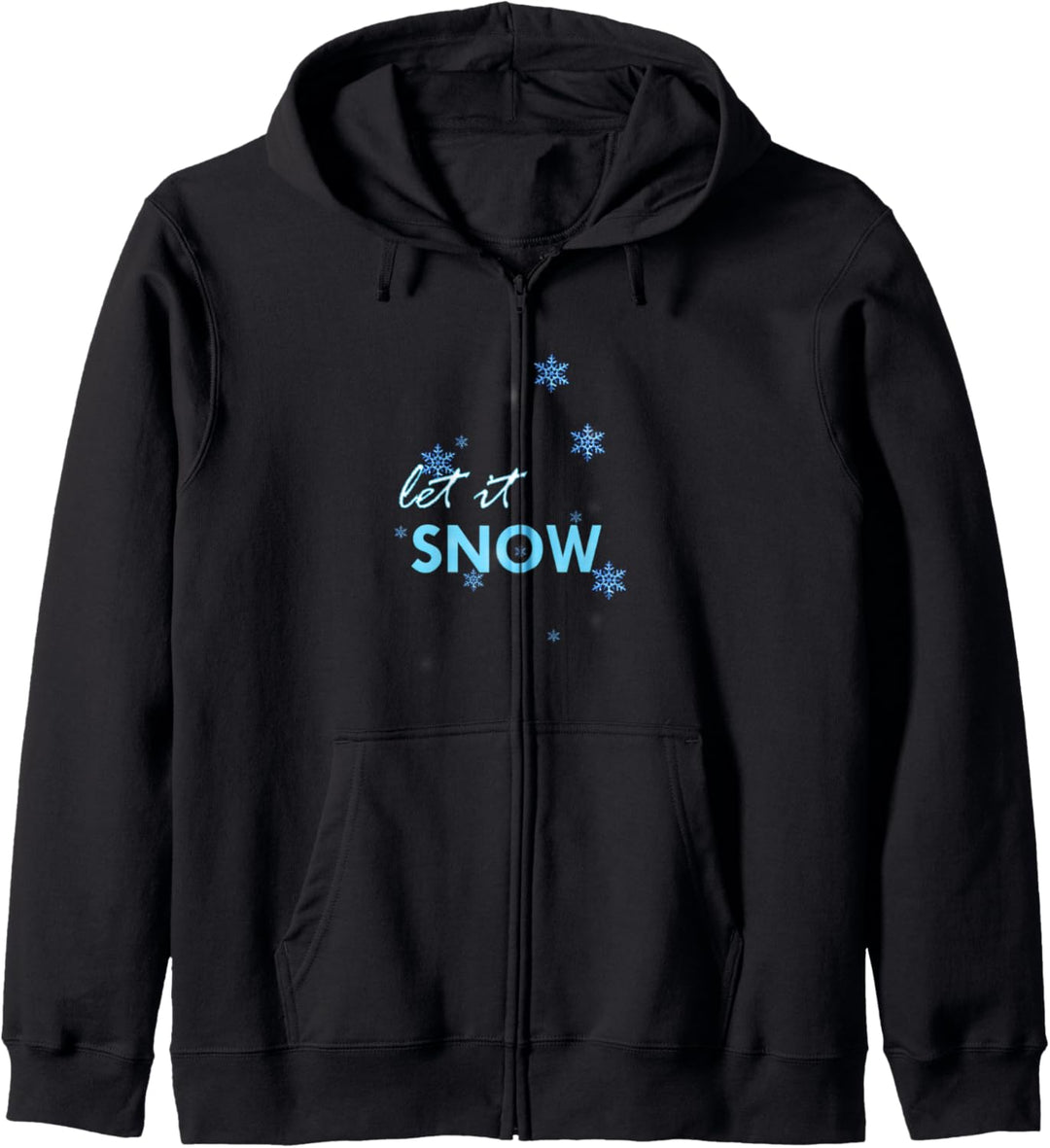 Lassen es schneien! Lustiges Geschenk Fun Kapuzenjacke