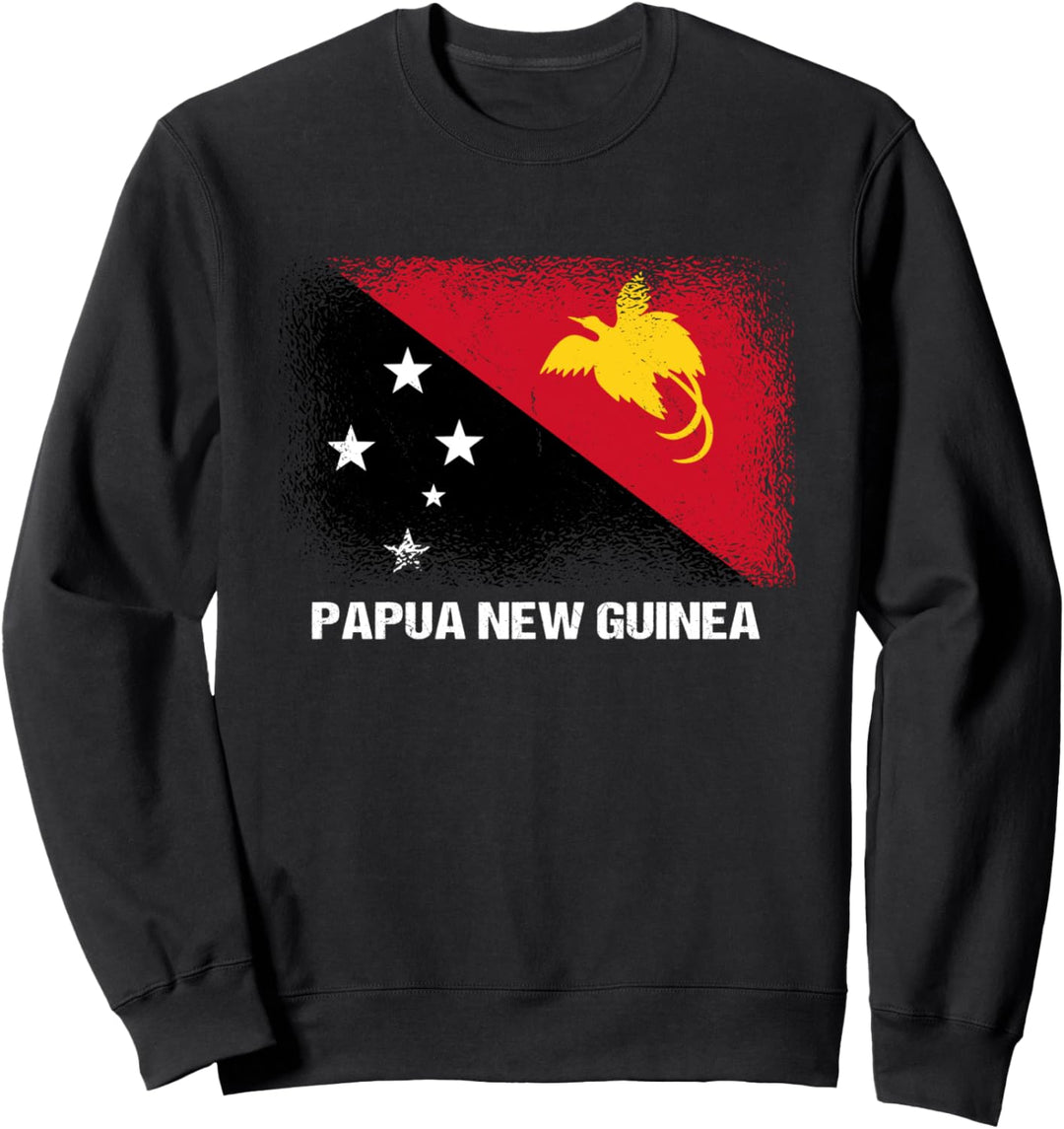 Papua-Neuguinea-Flagge Papua-Neuguinea Sweatshirt