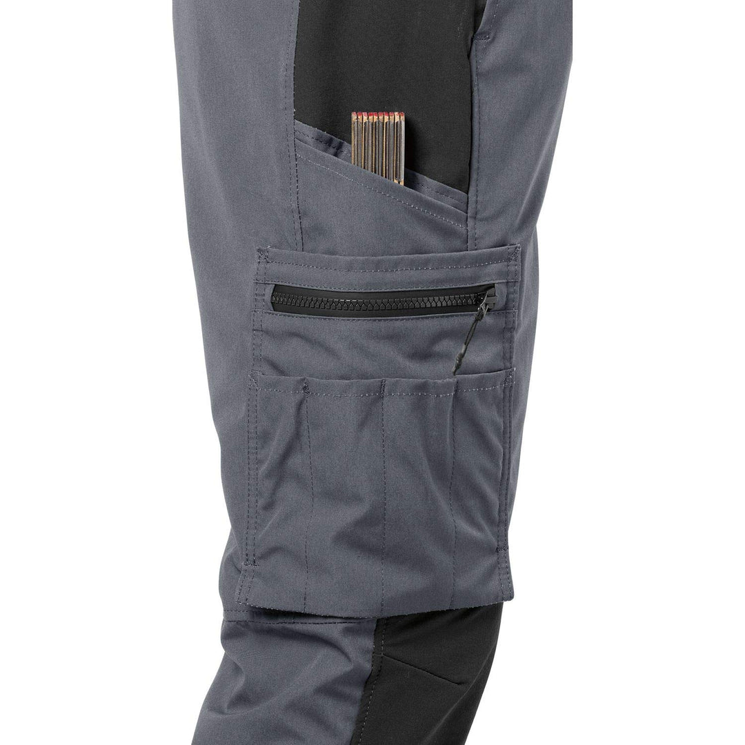 FRISTADS Stretchhose Service 2700 PLW Farbe grau/schwarz Grösse 46