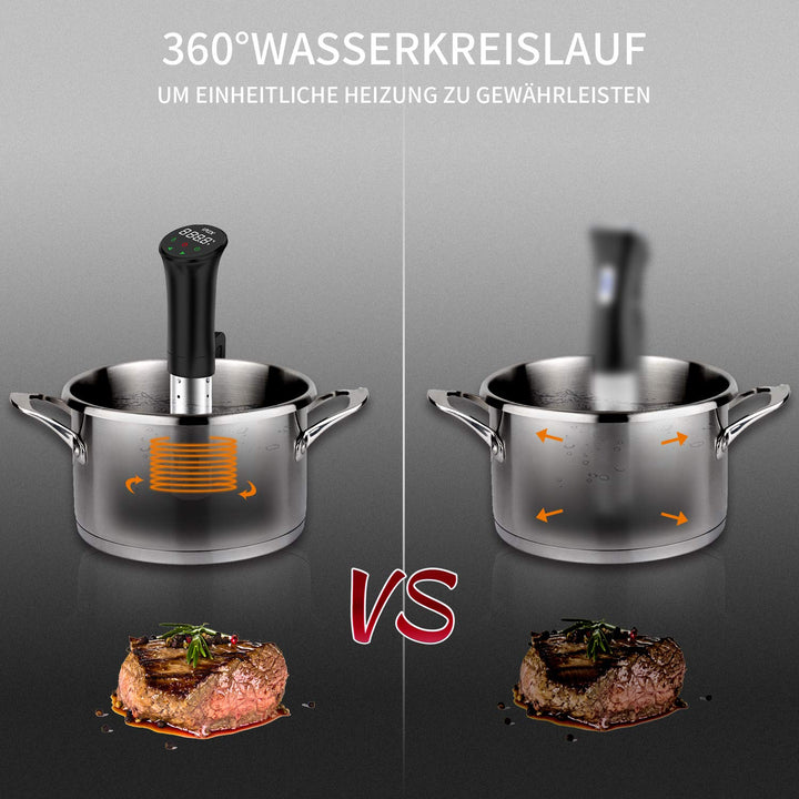 Sous vide Sous-vide Garer, Präzisionskochtopf Immersion Zirkulator, 3D Leistungsstarke leise Wasserz