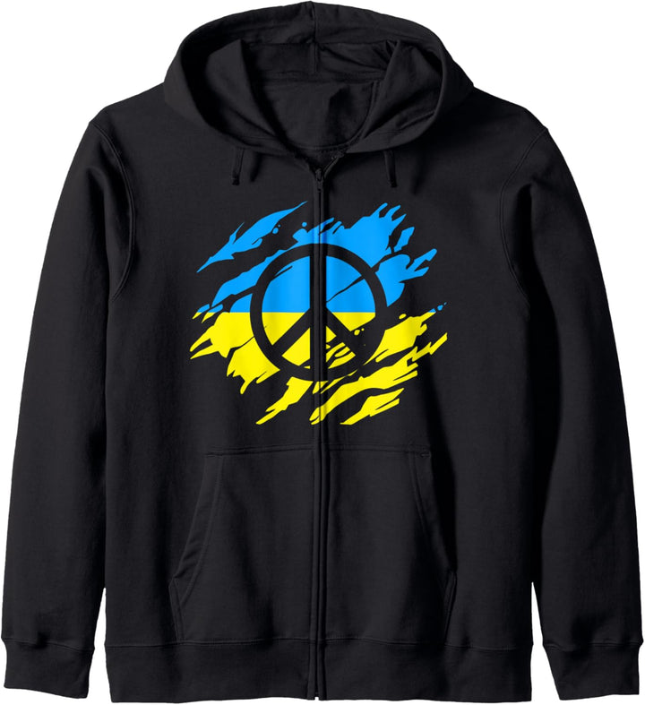 Ukraine Frieden Kapuzenjacke