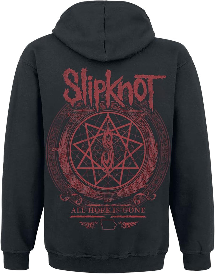 Slipknot Blurry Männer Kapuzenpullover schwarz Band-Merch, Bands S Schwarz, S Schwarz