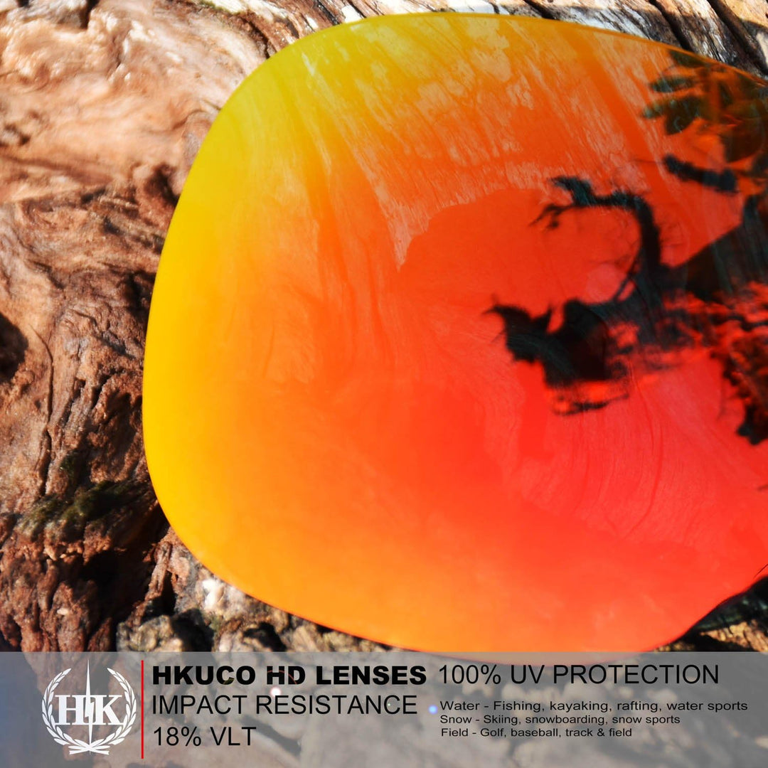 HKUCO Plus Replacement Lenses For Oakley Turbine - 4 pair Combo Pack