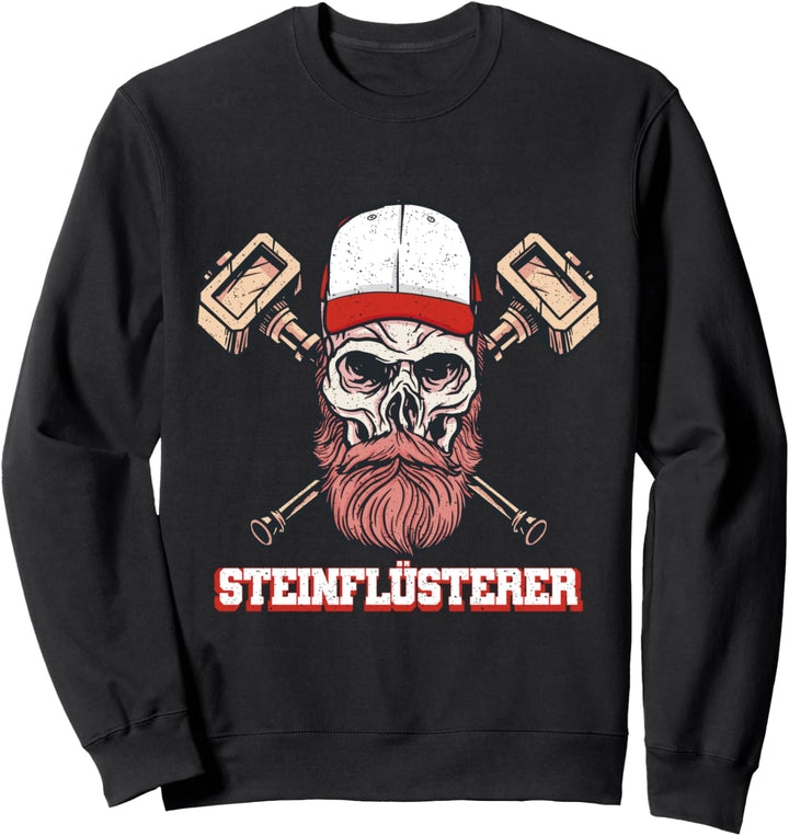 Steinflüsterer Steinmetz Steinbildhauer Bildhauer Handwerker Sweatshirt