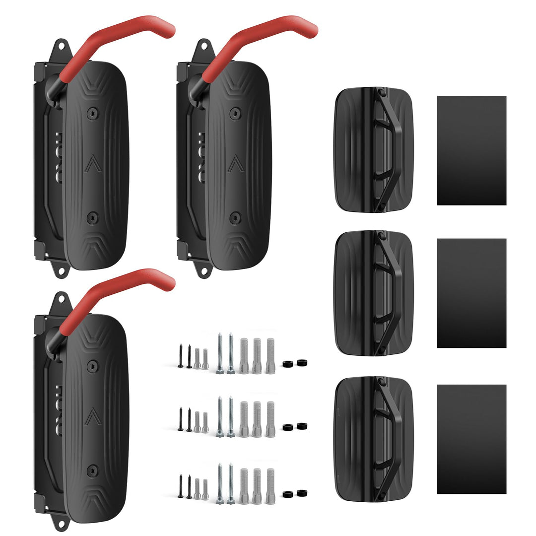 HOKO-Velo 30 3er set Fahrrad Aufhängung für die Wand mit Hinterrad Halterung als Geschenk. Seitlich