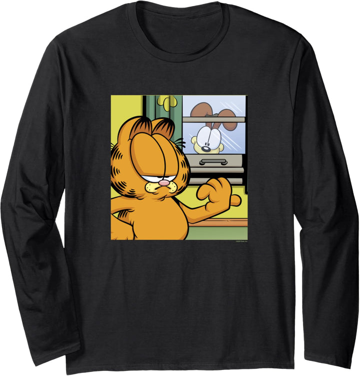 Garfield Odie Garfield Window Talk Langarmshirt