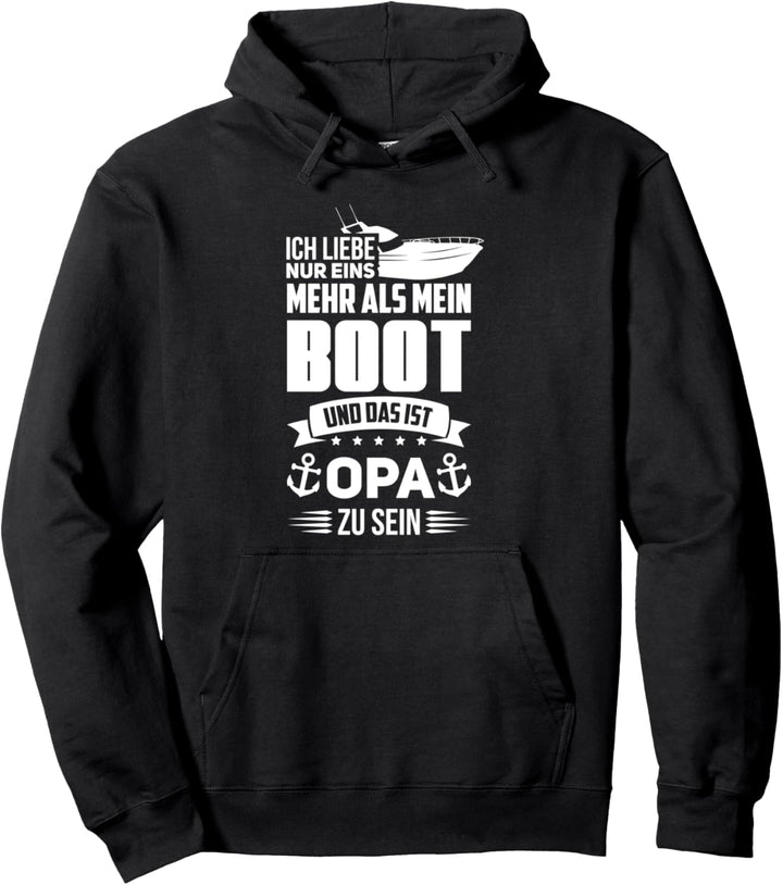 Boot Segelboot Segeln Bootfahren Pullover Hoodie
