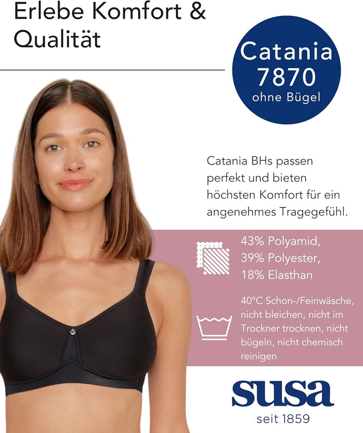 SUSA Damen Catania BH, Schwarz