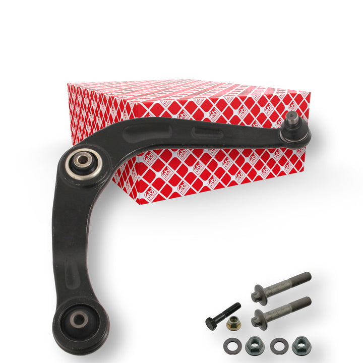 febi bilstein 40790 Querlenker mit Anbaumaterial , 1 Stück Vorderachse rechts, Vorderachse rechts