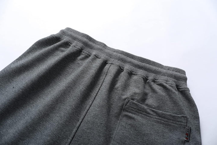 Tansozer Sport Shorts Herren Mit Reissverschluss Grau 01 L, Grau 01 L