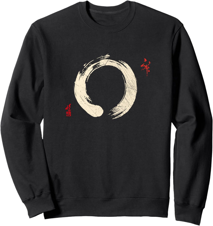 Buddhismus Meditation Yoga Bonsai Zen Enso Circle Goa Karma Sweatshirt