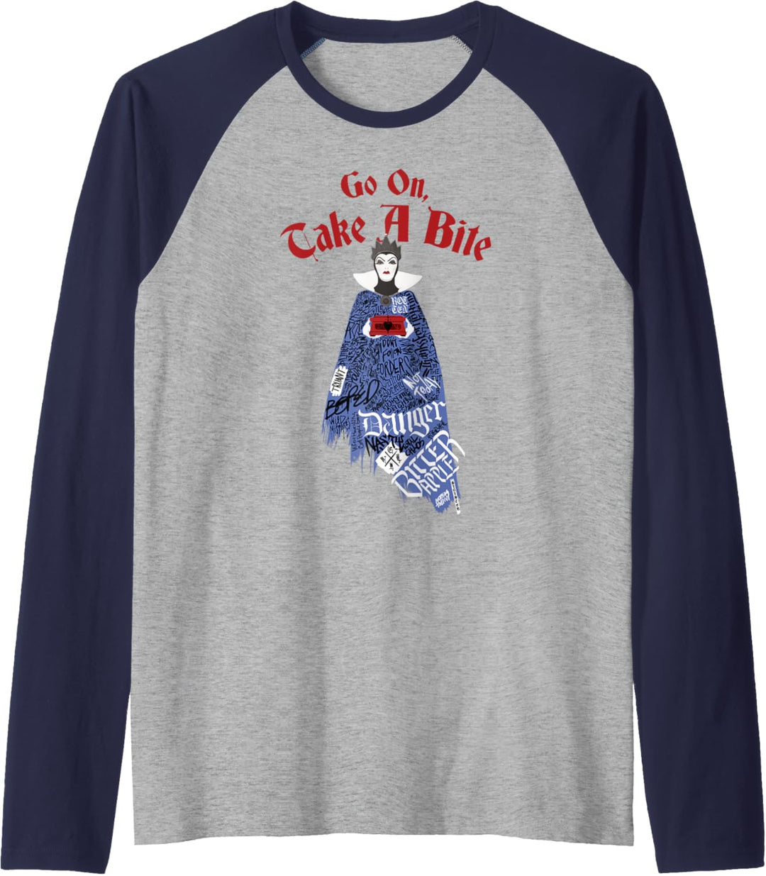 Disney Sleeping Beauty Maleficent Take A Bite Raglan