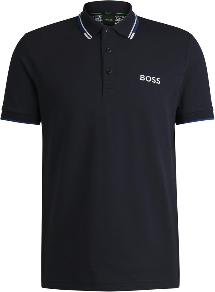 BOSS Green Herren Poloshirt Paddy Pro XS Dunkelblau, XS Dunkelblau